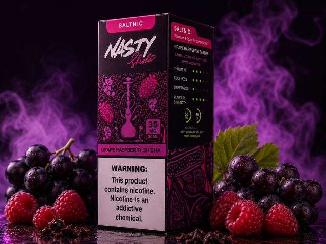 قلیان انگور وتمشکNASTY